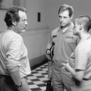 Still of Demi Moore, Ridley Scott and Jason Beghe in G.I. Jane (1997)