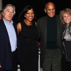 Robert De Niro, Harry Belafonte and Grace Hightower at event of The Zen of Bennett (2012)