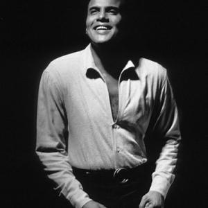 Harry Belafonte circa 1967 Vintage silver gelatin 16x1325 stamped 1000  1978 Glenn Embree MPTV