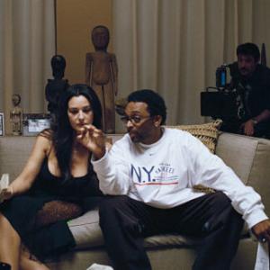 Spike Lee and Monica Bellucci in She Hate Me 2004
