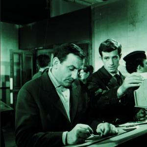 Still of Jean-Paul Belmondo and Lino Ventura in Classe tous risques (1960)