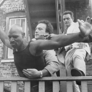 Still of Laurence Fishburne James Belushi and Richard Bright in Red Heat 1988