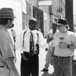 Still of Tupac Shakur, James Belushi and Jim Kouf in Gang Related (1997)