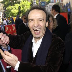 Roberto Benigni at event of Pinocchio (2002)