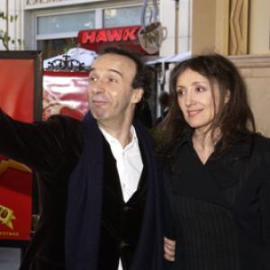 Roberto Benigni and Nicoletta Braschi at event of Pinocchio 2002