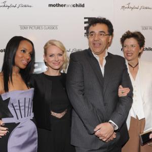 Annette Bening Kerry Washington Naomi Watts and Rodrigo Garcia at event of Mother and Child 2009