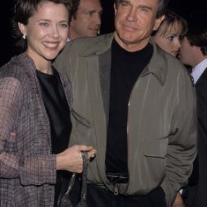 Warren Beatty and Annette Bening at the premiere of Bulworth