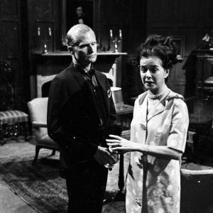 Still of Joan Bennett and Louis Edmonds in Dark Shadows 1966
