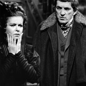 Still of Joan Bennett and Jonathan Frid in Dark Shadows (1966)