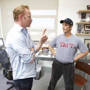 Still of Peter Berg and Morgan Spurlock in The Greatest Movie Ever Sold 2011