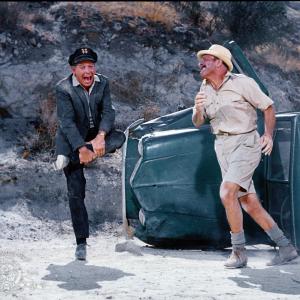 Still of Milton Berle and TerryThomas in Its a Mad Mad Mad Mad World 1963