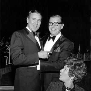 Milton Berle  Carl Reiner at Academy Of TV Arts  Sciences Party 1968