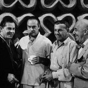 Bob Hope with Milton Berle George Burns and Ed Wynn C 1965