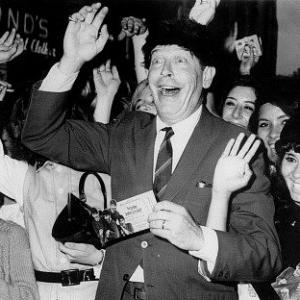 Milton Berle with the Beatles' Fans, c. 1964.