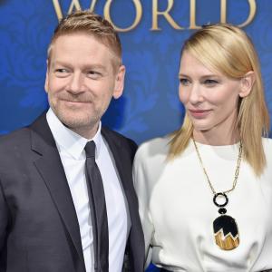 Kenneth Branagh and Cate Blanchett at event of Pelene 2015