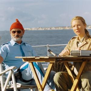 Still of Bill Murray and Cate Blanchett in The Life Aquatic with Steve Zissou 2004