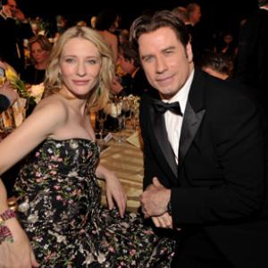 John Travolta and Cate Blanchett at event of 14th Annual Screen Actors Guild Awards 2008