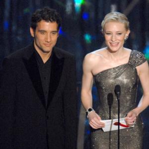 Cate Blanchett and Clive Owen at event of The 79th Annual Academy Awards 2007