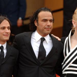 Cate Blanchett Gael Garca Bernal and Alejandro Gonzlez Irritu at event of Babelis 2006