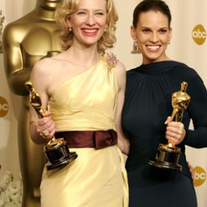 Cate Blanchett and Hilary Swank