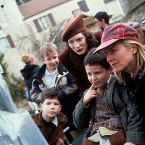 Gillian Armstrong, Cate Blanchett, Lewis Crutch and Mathew Plato in Charlotte Gray (2001)