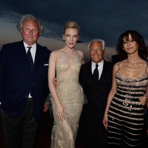 Sophie Marceau, Cate Blanchett, Giorgio Armani and Graydon Carter