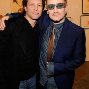 Jon Bon Jovi and Bono