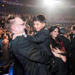 Danny Boyle and Ayush Mahesh Khedekar at event of The 81st Annual Academy Awards (2009)