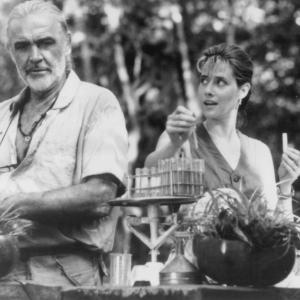Still of Sean Connery and Lorraine Bracco in Medicine Man (1992)