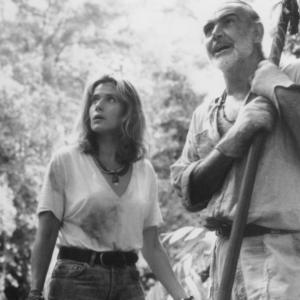 Still of Sean Connery and Lorraine Bracco in Medicine Man 1992