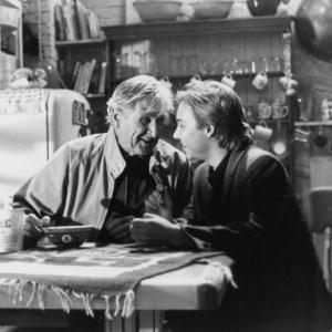 Still of Lloyd Bridges and Keith Coogan in Cousins 1989