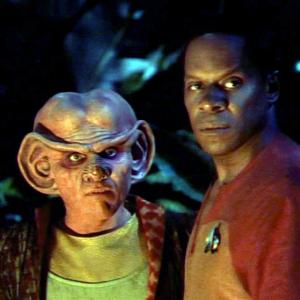 Still of Avery Brooks and Armin Shimerman in Star Trek: Deep Space Nine (1993)
