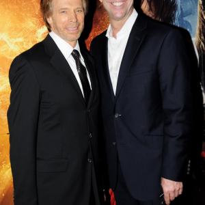 Jerry Bruckheimer and Rich Ross at event of Persijos princas laiko smiltys 2010