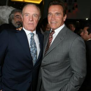 Arnold Schwarzenegger and James Caan at event of Rocky Balboa 2006