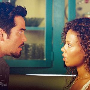 Still of Dean Cain and Sanaa Lathan in Out of Time 2003