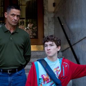 Still of Billy Campbell and Dylan Arnold in Fat Kid Rules the World (2012)