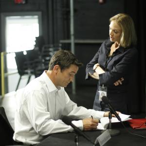 Still of Billy Campbell and Kristin Lehman in Zmogzudyste (2011)