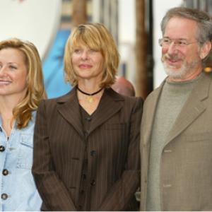 Steven Spielberg Kate Capshaw and Jessica Capshaw