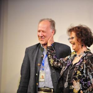 Claudia Cardinale and Werner Herzog
