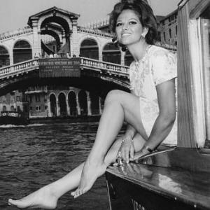 Claudia Cardinale in Venice, Itlay 9/14/1967