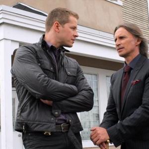 Still of Robert Carlyle and Josh Dallas in Once Upon a Time (2011)
