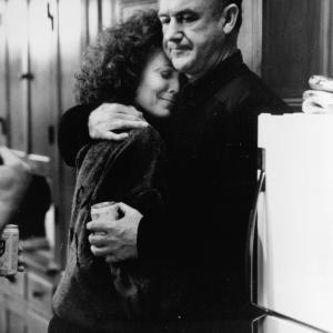 Still of Gene Hackman and Joanna Cassidy in The Package 1989