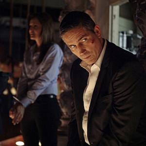 Still of Jim Caviezel and Gloria Votsis in Person of Interest 2011