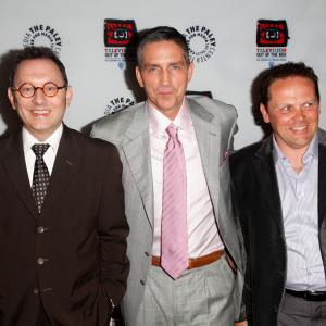 Jim Caviezel Kevin Chapman and Michael Emerson at event of Person of Interest 2011