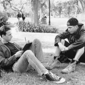 Still of Stephen Baldwin and Josh Charles in Threesome (1994)