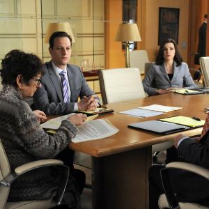 Still of Julianna Margulies Josh Charles Joanna Merlin and Jared Andrews in The Good Wife 2009