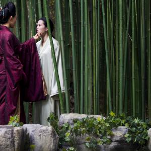 Still of Joan Chen and Olivia Cheng in Marco Polo 2014