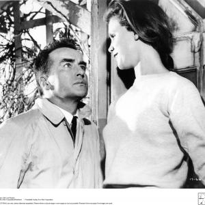 Still of Montgomery Clift and Lee Remick in Wild River 1960