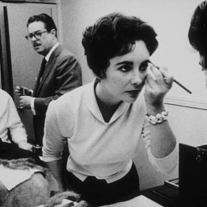 Raintree County Elizabeth Taylor and Montgomery Clift in makeup room