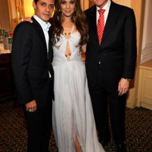 Jennifer Lopez, Bill Clinton and Marc Anthony
